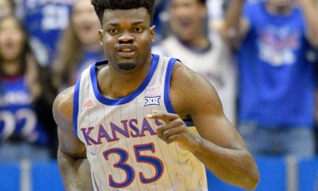 NCAA Basketball: Monmouth-NJ at Kansas