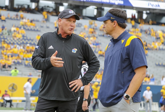 NCAA Football: Kansas at West Virginia