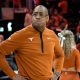 Texas Longhorns head coach Rodney Terry reacts after the loss against University of Central Florida at the Moody center in Austin, Texas Wednesday, Jan. 17, 2023.